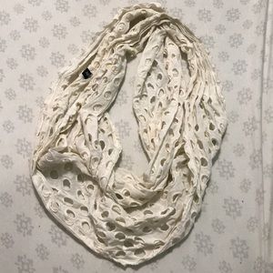 Off white infinity scarf